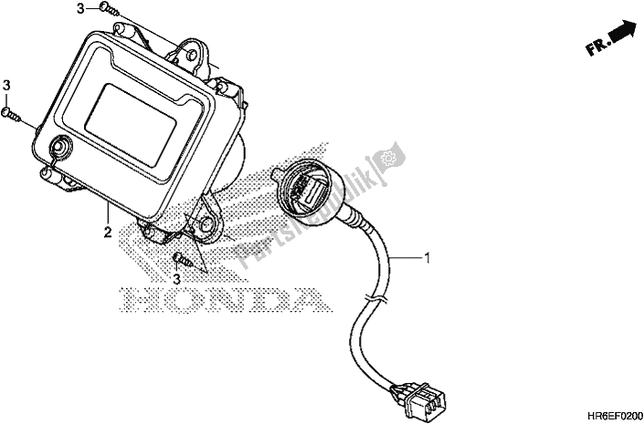 Todas las partes para Metro de Honda TRX 500 FA7 2019