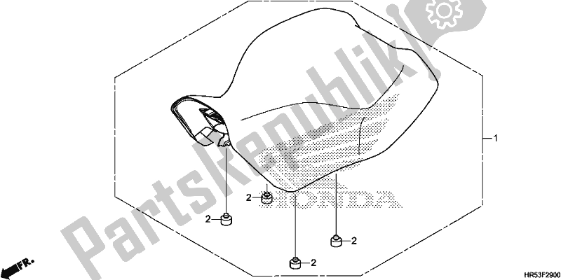 Todas las partes para Asiento de Honda TRX 500 FM6 2019