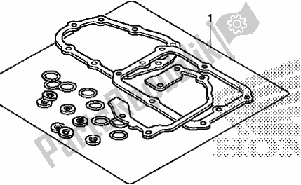 All parts for the Gasket Kit B of the Honda TRX 520 FA6 2020