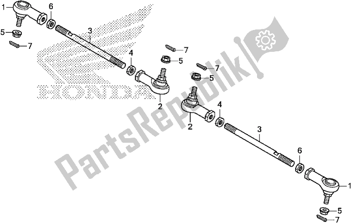 Tutte le parti per il Tirante del Honda TRX 520 FA7 2020