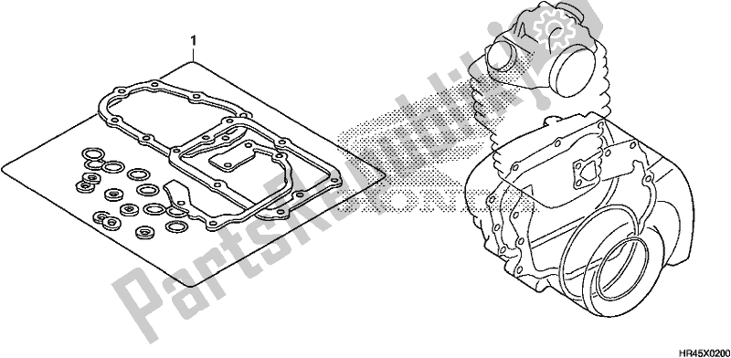 Todas las partes para Kit De Juntas B de Honda TRX 520 FE2 2020