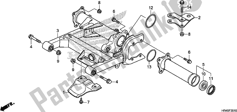 Todas las partes para Basculante de Honda TRX 520 FE2 2020