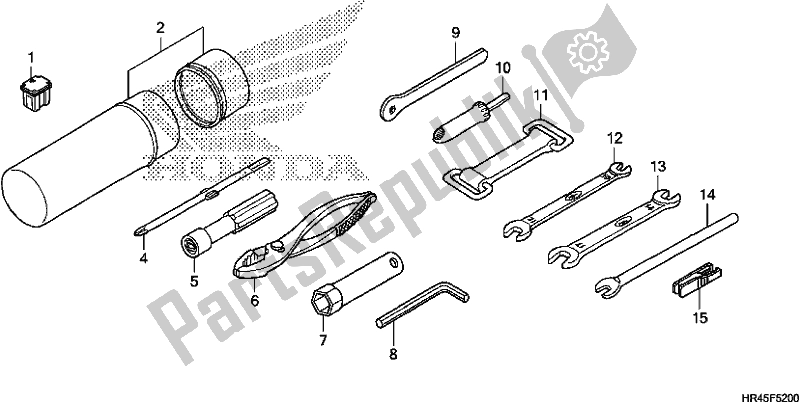 Tutte le parti per il Utensili del Honda TRX 520 FE2 2020