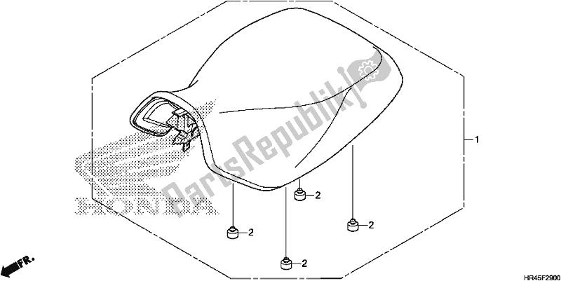 Todas las partes para Asiento de Honda TRX 520 FM1 2019
