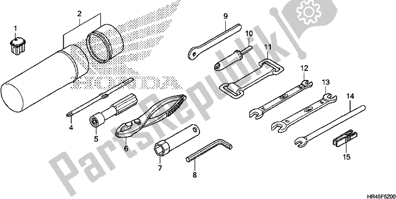 Tutte le parti per il Utensili del Honda TRX 520 FM1 2019