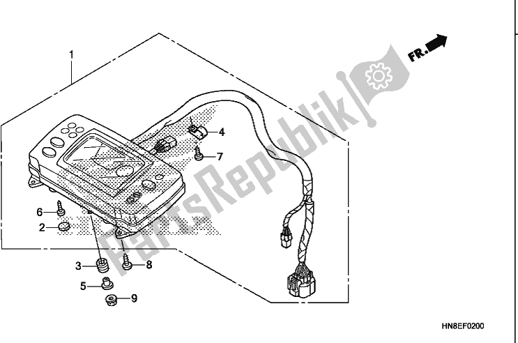 Todas las partes para Metro de Honda TRX 680 FA 2020