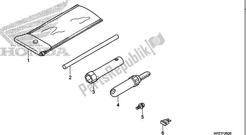 All parts for the Tool of the Honda TRX 90X Sportrax 2018