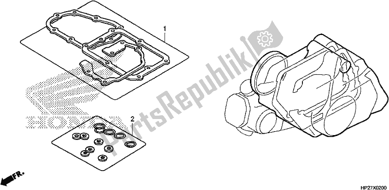Todas las partes para Kit De Juntas B de Honda TRX 90X Sportrax 2019