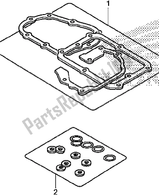 All parts for the Gasket Kit B of the Honda VFR 800F 2017