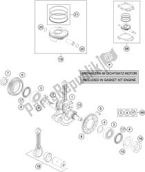 CRANKSHAFT, PISTON