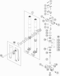 forcella anteriore, pinza tripla