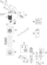 SHOCK ABSORBER DISASSEMBLED