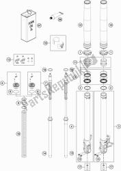 FRONT FORK DISASSEMBLED