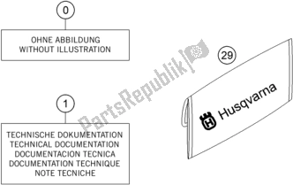 All parts for the Seperate Enclosure of the Husqvarna 701 Supermoto EU 2021