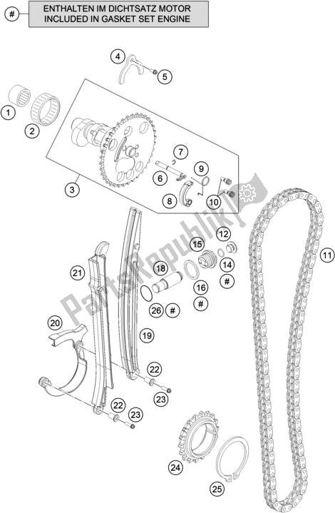 Tutte le parti per il Unità Di Cronometraggio del Husqvarna 701 Supermoto US 2016