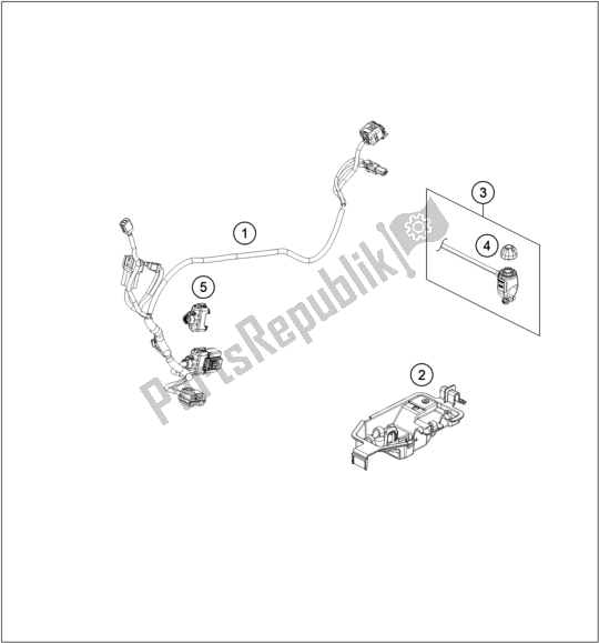 Todas las partes para Arnés De Cableado de Husqvarna EE 5 EU 2021