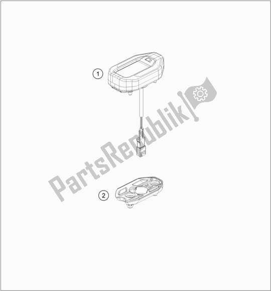 All parts for the Instruments / Lock System of the Husqvarna EE 5 EU 2022