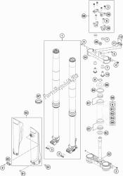 forcella anteriore, pinza tripla