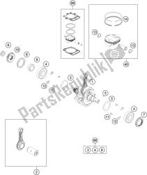 CRANKSHAFT, PISTON