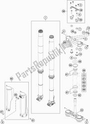 fourche avant, triple serrage