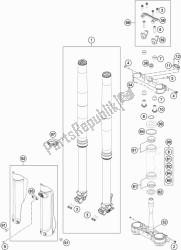 forcella anteriore, pinza tripla