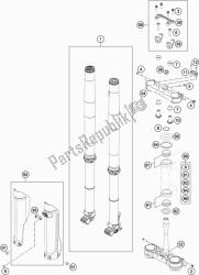 forcella anteriore, pinza tripla