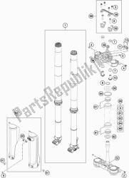 FRONT FORK, TRIPLE CLAMP