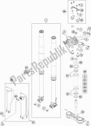 forcella anteriore, pinza tripla