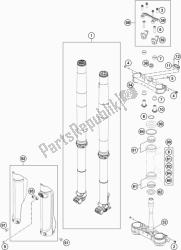 forcella anteriore, pinza tripla