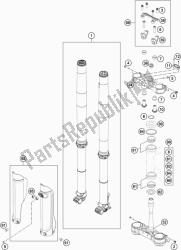 forcella anteriore, pinza tripla