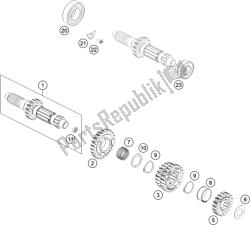 transmissie i - hoofdas