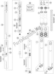 FRONT FORK DISASSEMBLED