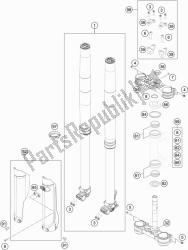 forcella anteriore, pinza tripla