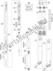 FRONT FORK DISASSEMBLED