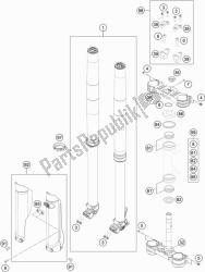 forcella anteriore, pinza tripla