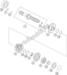 TRANSMISSION I - MAIN SHAFT