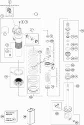 SHOCK ABSORBER DISASSEMBLED