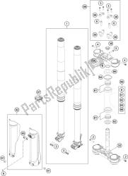 forcella anteriore, pinza tripla