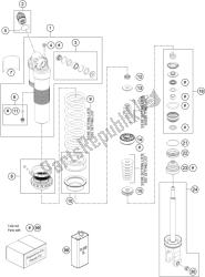 SHOCK ABSORBER DISASSEMBLED