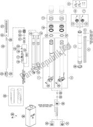 FRONT FORK DISASSEMBLED