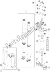 FRONT FORK, TRIPLE CLAMP