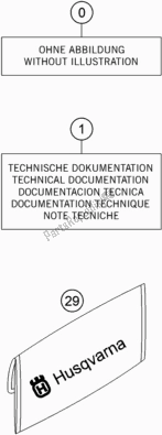 All parts for the Seperate Enclosure of the Husqvarna FE 450 2019