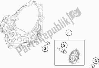 Todas las partes para Eje Equilibrador de Husqvarna FE 450 EU 2020