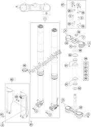 forcella anteriore, pinza tripla