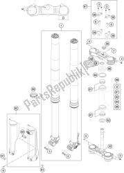 forcella anteriore, pinza tripla