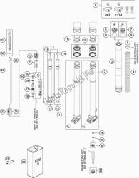 FRONT FORK DISASSEMBLED