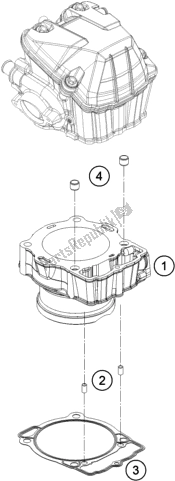 Toutes les pièces pour le Cylindre du Husqvarna FR 450 Rally 2017