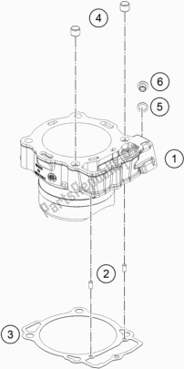 All parts for the Cylinder of the Husqvarna FR 450 Rally 2021