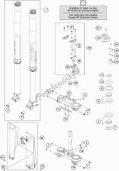 FRONT FORK, TRIPLE CLAMP