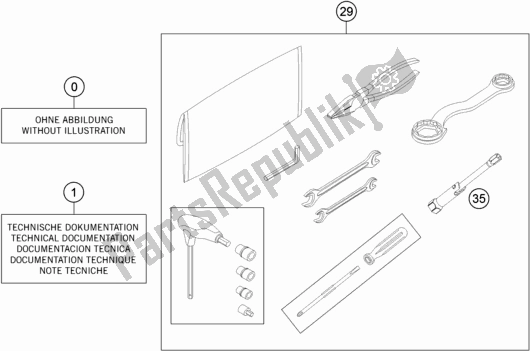 All parts for the Seperate Enclosure of the Husqvarna FR 450 Rally EU 2020